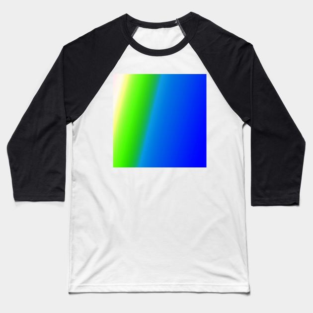 blue green yellow abstract texture Baseball T-Shirt by Artistic_st